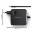 Qoltec 100W GaN USB-C PD Charger 5-20V 3-5A Black