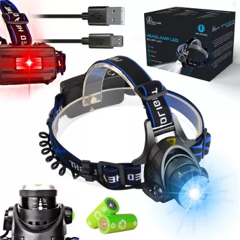 Extralink EFL-057 Loki LED Headlamp, USB Charging, 350 Lumens, Motion Sensor
