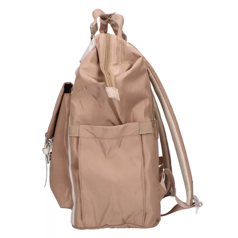 Black Forest KM02 Beige Cabin Travel Backpack 40x30x15 cm + Toiletry Bag