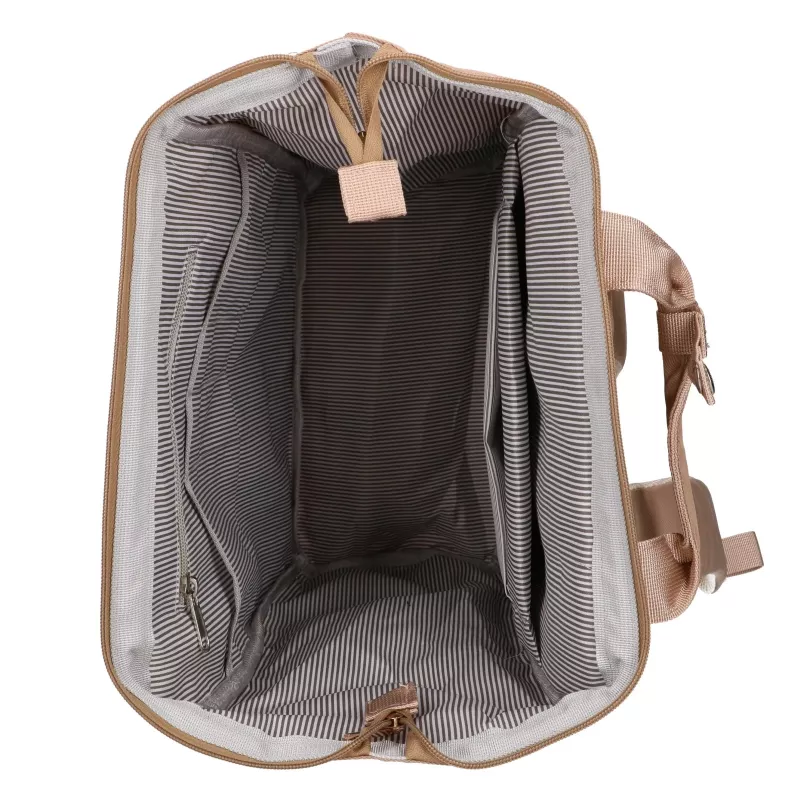 Black Forest KM02 Beige Cabin Travel Backpack 40x30x15 cm + Toiletry Bag