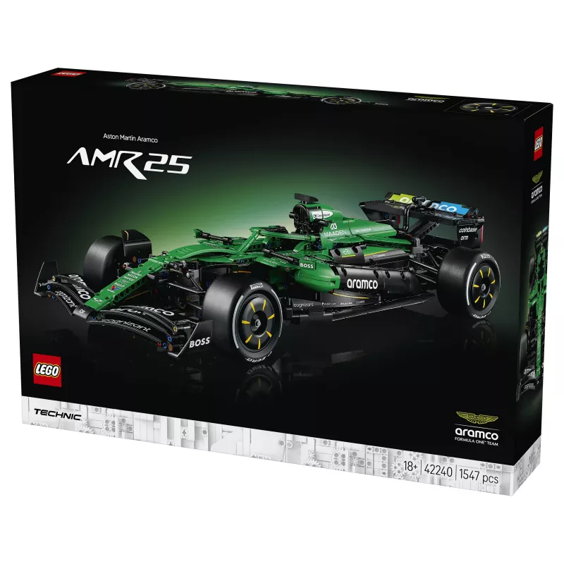 LEGO Technic Aston Martin Aramco AMR25 F1 Car 42240