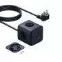 Baseus EnerFill FA11 67W Power Strip Cube with 3 EU Sockets, 2 USB-C and 1 USB-A, 1.5m Cable, Black