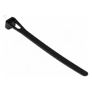 Good Connections Reusable Cable Tie 200 mm x 7.4 mm, Black, UV Resistant, -40 °C to +85 °C, 100 Pieces (KAB-R20S74)
