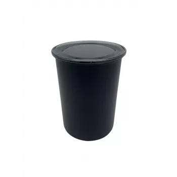 Airscape Stainless Steel Aroma Container Medium, Black Matt