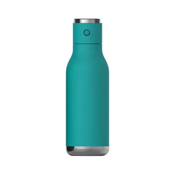 Asobu Wireless Beat Insulated Stainless Steel Bottle with Bluetooth Speaker, 500 ml, Aquamarine