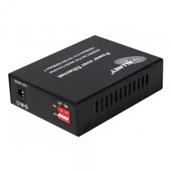 ALLNET PoE Media Converter 10/100/1000Base-T to 1000Base-SX/LX SFP Mini-GBIC, Single/Multi-Mode, 15.4W/30W PoE, ALL-MC202P-SFP1-PoE