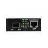 ALLNET PoE Media Converter 10/100/1000Base-T to 1000Base-SX/LX SFP Mini-GBIC, Single/Multi-Mode, 15.4W/30W PoE, ALL-MC202P-SFP1-PoE