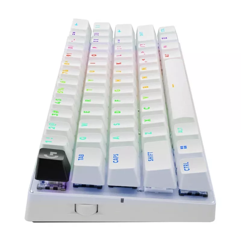 Logitech G PRO X 60 LIGHTSPEED Wireless Gaming Keyboard 60% Compact - Tactile - White - QWERTY International English