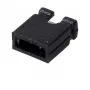 EFB Elektronik Addressing Plug EKSP/G Black, Pitch 2.54mm, Open, 100 Pieces
