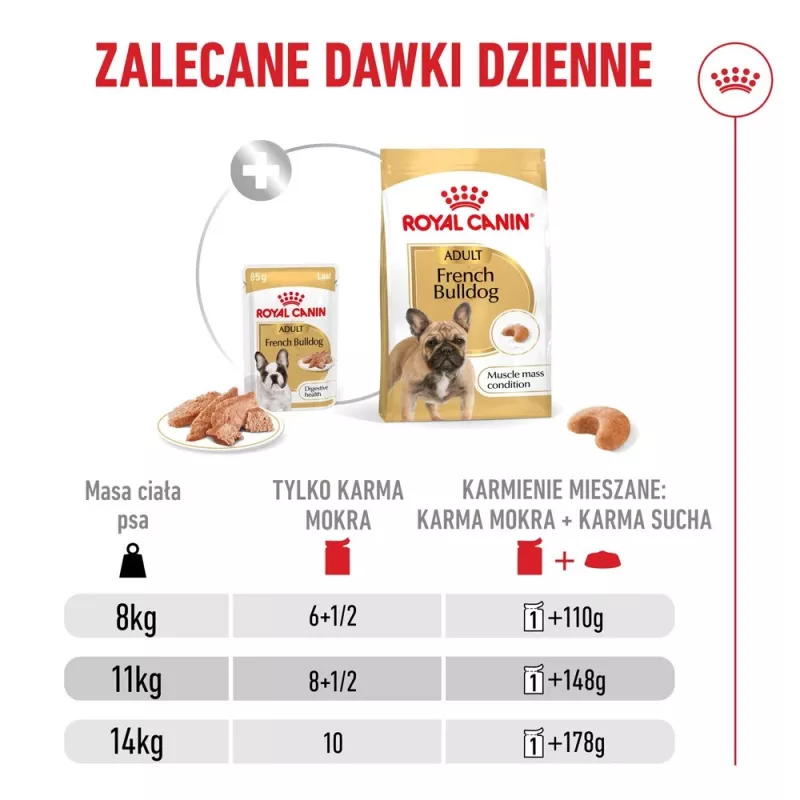 ROYAL CANIN French Bulldog Adult Digestive Health Loaf Box - Wet Dog Food - 12x85g