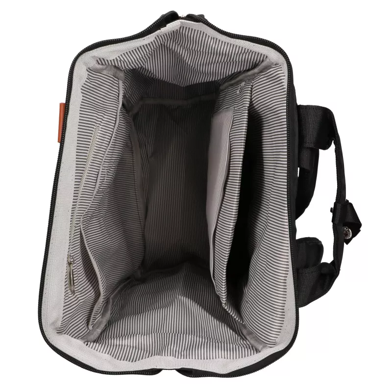 BLACK FOREST KM02 Cabin Travel Backpack 40x30x15 cm + Toiletry Bag Black