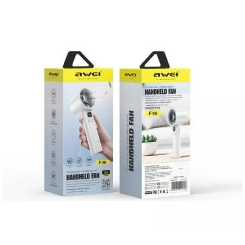 AWEI F36 Mini Fan 2200mAh White