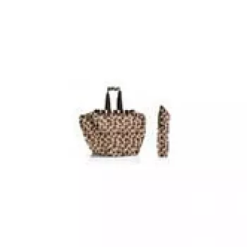 Reisenthel Easyshoppingbag Leo Macchiato (UJ6048) - Shopping Tote, 20L, Foldable, Polyester