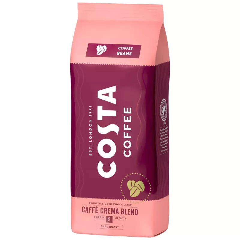 Costa Coffee Crema Whole Bean Coffee 1kg
