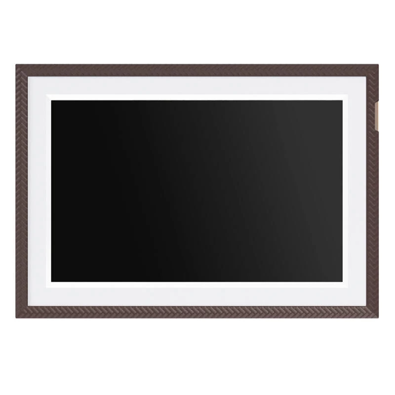 ARZOPA D10 10.1 inch Digital Frame (Dark Brown) - 1280x800 IPS Touchscreen, 32GB, Wi-Fi