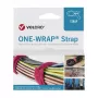 VELCRO ONE-WRAP Reusable Cable Tie - Polypropylene (PP) - Yellow - 200 mm x 20 mm - 25 Pieces