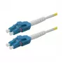 ROLINE Fibre Optic Cable UNIBOOT Single Mode 9/125µm OS2 LC Duplex 1m Yellow