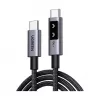 UGREEN Uno L509 100W USB-C to USB-C PD Fast Charging Cable LED 2m Black