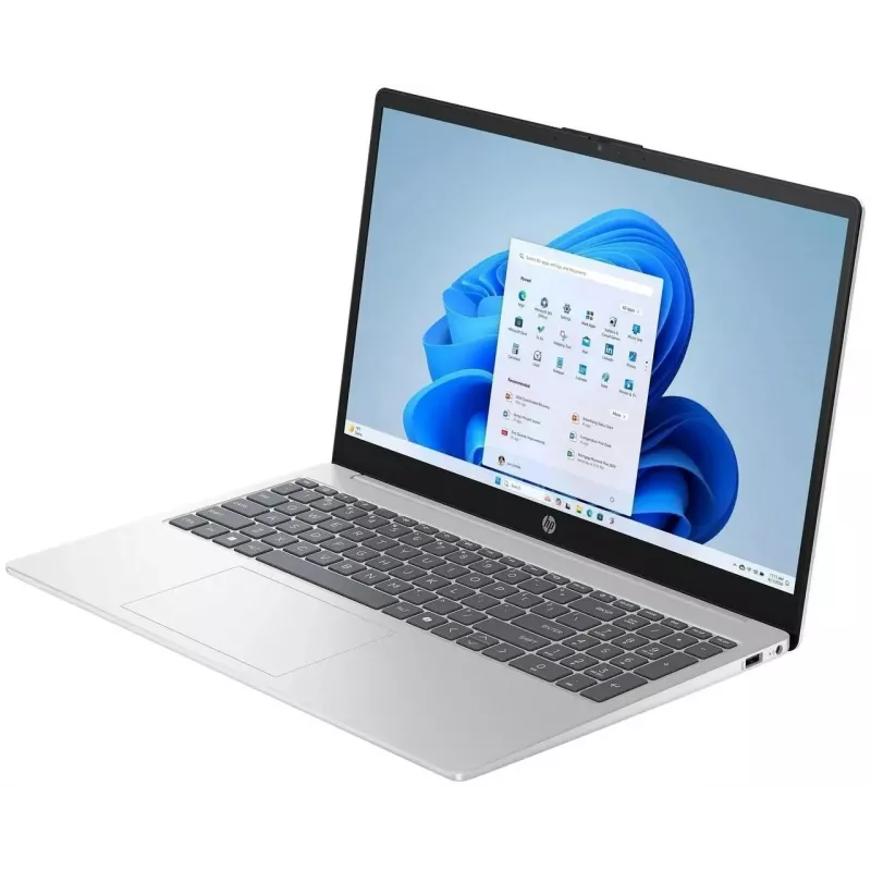 HP 15-fd0154wm Laptop, 15.6 inch FHD Touch, Intel Core i5-1334U, 12GB DDR4, 512GB SSD, Intel Iris Xe, Windows 11 Home, Natural Silver (Repackaged) 2Y