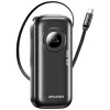 AWEI PowerBank PA-9 10000mAh 22.5W with Retractable Cable Black