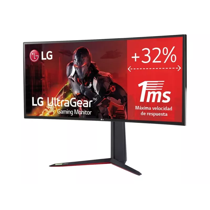 LG UltraGear 34GN850P-B 34-inch Nano IPS Gaming Monitor, UWQHD, 160Hz, 1ms, G-Sync Compatible, FreeSync Premium, DisplayHDR 400