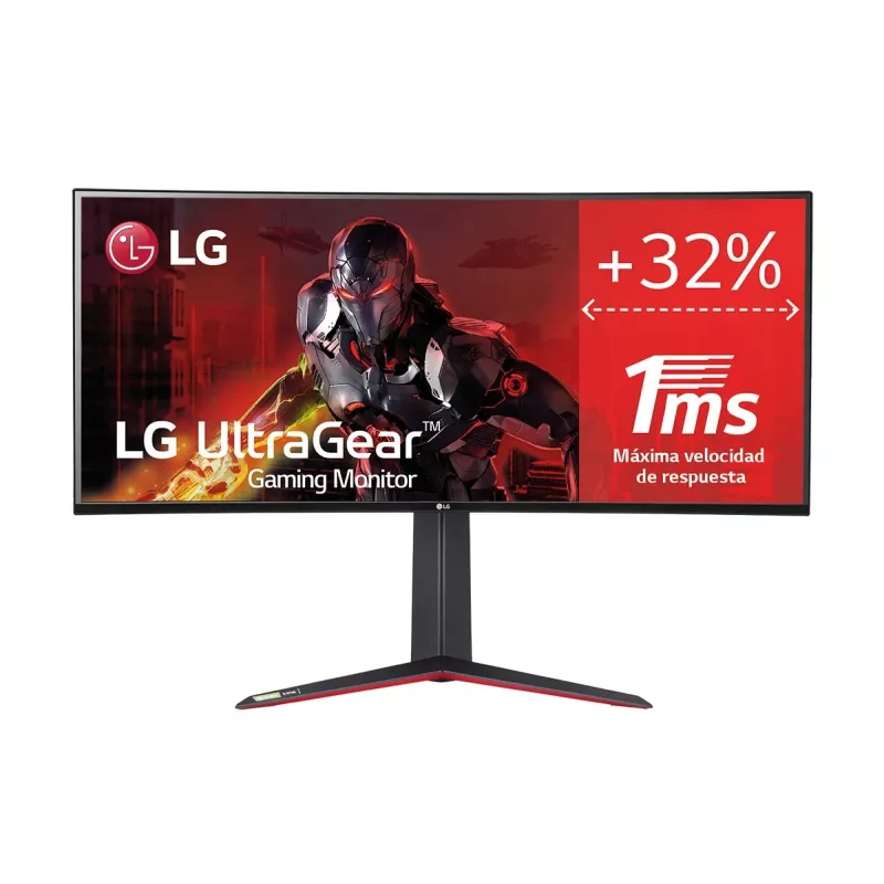 LG UltraGear 34GN850P-B 34-inch Nano IPS Gaming Monitor, UWQHD, 160Hz, 1ms, G-Sync Compatible, FreeSync Premium, DisplayHDR 400
