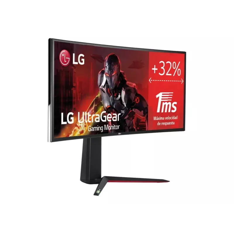 LG UltraGear 34GN850P-B 34-inch Nano IPS Gaming Monitor, UWQHD, 160Hz, 1ms, G-Sync Compatible, FreeSync Premium, DisplayHDR 400
