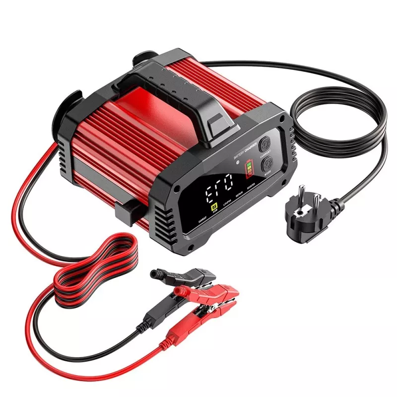 EXTRALINK Intelligent Car Battery Charger with Repair Mode AGM 12V 24V 25A