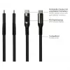 Good Connections USB 2.0 Charging and Data Cable 100W with Digital Display USB-C to USB-C 1m Black