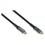Good Connections USB 2.0 Charging and Data Cable 100W with Digital Display USB-C to USB-C 1m Black
