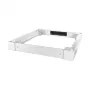 EFB Elektronik Universal Plinth 800 x 800 mm, Height 100 mm, Light Grey RAL 7035