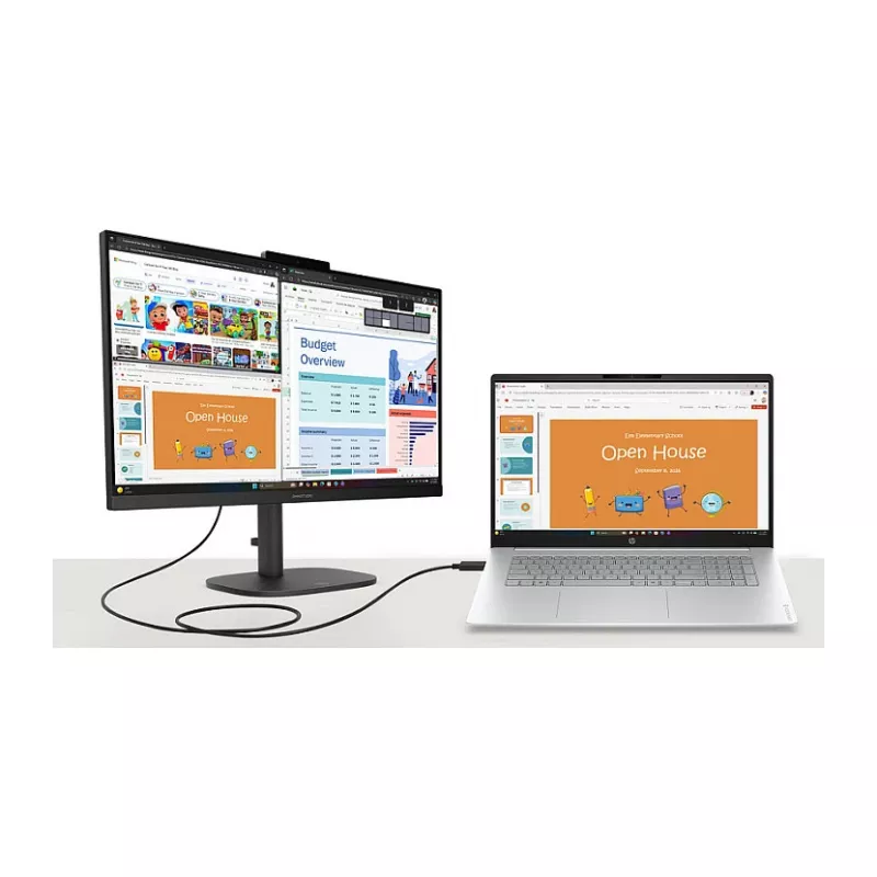 HP OmniBook 3 17-dk0131ng 17.3 inch FHD IPS Laptop, Intel Core 3 100U, 8GB RAM, 512GB SSD, Windows 11