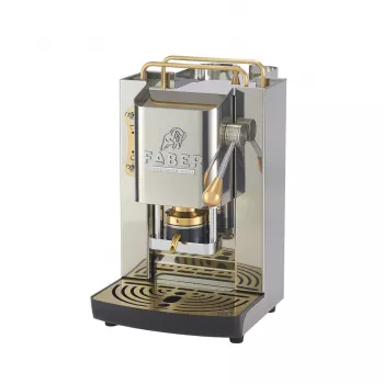 Faber Pro Inox Deluxe Glossy Brass Espresso Machine
