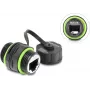 Delock Cable Connector RJ12 Female to RJ12 Female with M20 x 1.5 mm Thread and Protective Cap IP68 Dustproof and Waterproof