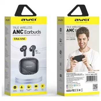 AWEI TA6 ANC Bluetooth Headphones Black