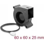 Delock Blower Fan 12 V DC 60 x 60 x 25 mm with 3-Pin Fan Connector, Black (67492)