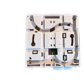 EFB Elektronik FTTH Box for 4 SC-S or LC-D Couplings 80x80 with Cable Guide, Shrink Version