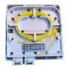 EFB Elektronik FTTH Box for 4 SC-S or LC-D Couplings 80x80 with Cable Guide, Shrink Version