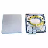 EFB Elektronik FTTH Box for 4 SC-S or LC-D Couplings 80x80 with Cable Guide, Shrink Version