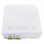 EFB Elektronik FTTH Box for 4 SC-S or LC-D Couplings 80x80 with Cable Guide, Shrink Version