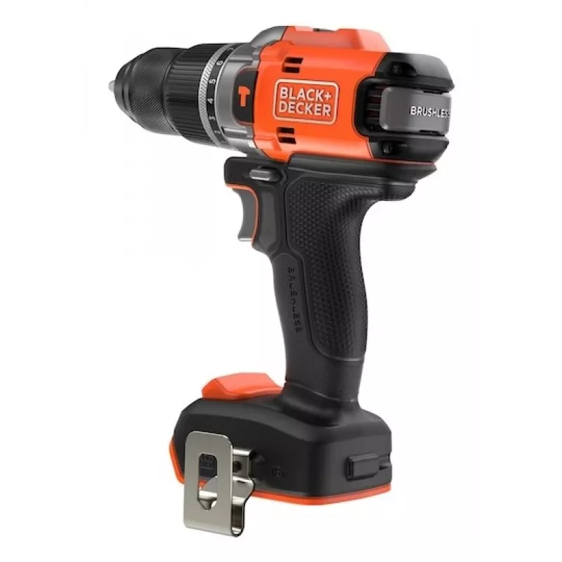 Black & Decker BLD683XN-XJ Corded Impact Drill 680W 13mm Keyed Chuck 0-3000 RPM Black/Orange