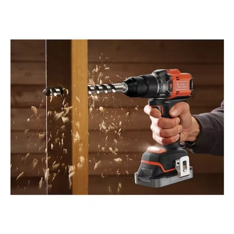 Black & Decker BLD683XN-XJ Corded Impact Drill 680W 13mm Keyed Chuck 0-3000 RPM Black/Orange