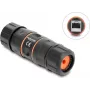 Delock RJ45 Female to RJ45 Female Cable Connector Cat.6A with M23.5 x 1.5 mm Thread Short Design IP68 Dust and Waterproof