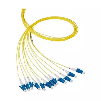 EFB Elektronik Fibre Pigtail LC-APC 8° 9/125 OS2 Single-mode Yellow 2 m