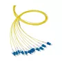 EFB Elektronik Fibre Pigtail LC-APC 8° 9/125 OS2 Single-mode Yellow 2 m