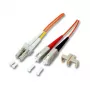 EFB-Elektronik Fiber Optic Patch Cable LC-SC OM2 1m LSZH Orange