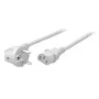 EFB Elektronik Power Cord Schuko 90° to C13 180° White 1.8 m 3x0.75 mm²