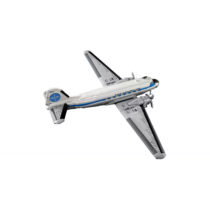 LEGO Icons 11378 Douglas DC-3 PAN AM Passenger Aircraft Building Set (2500 Pieces)