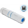 Delock RJ45 Female to RJ45 Female Coupler Cat.6A with M23.5 x 1.5 mm Thread IP68 Dustproof and Waterproof White (90661)