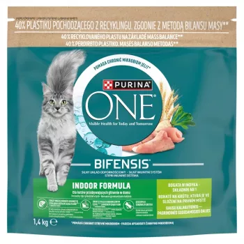 Purina ONE INDOOR Turkey & Whole Grains Dry Cat Food 750g